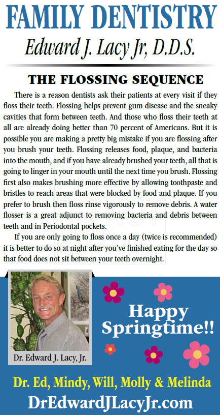 The Flossing Sequence Dr Edward J Lacy